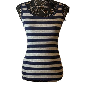 Gap Blue Gray Expandable Stretch Tank‎ Top Size Small